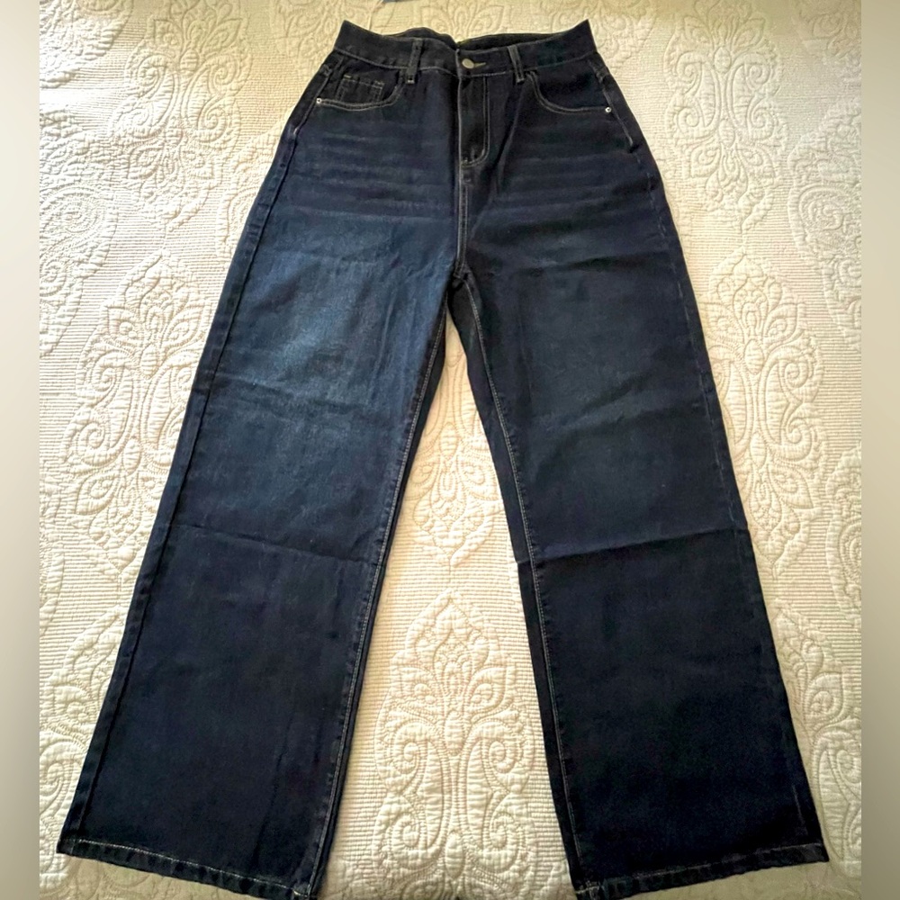 Mina  High Waisted Wide Leg Jean